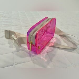 Kendra Scott Bright Pink Translucent Belt Bag